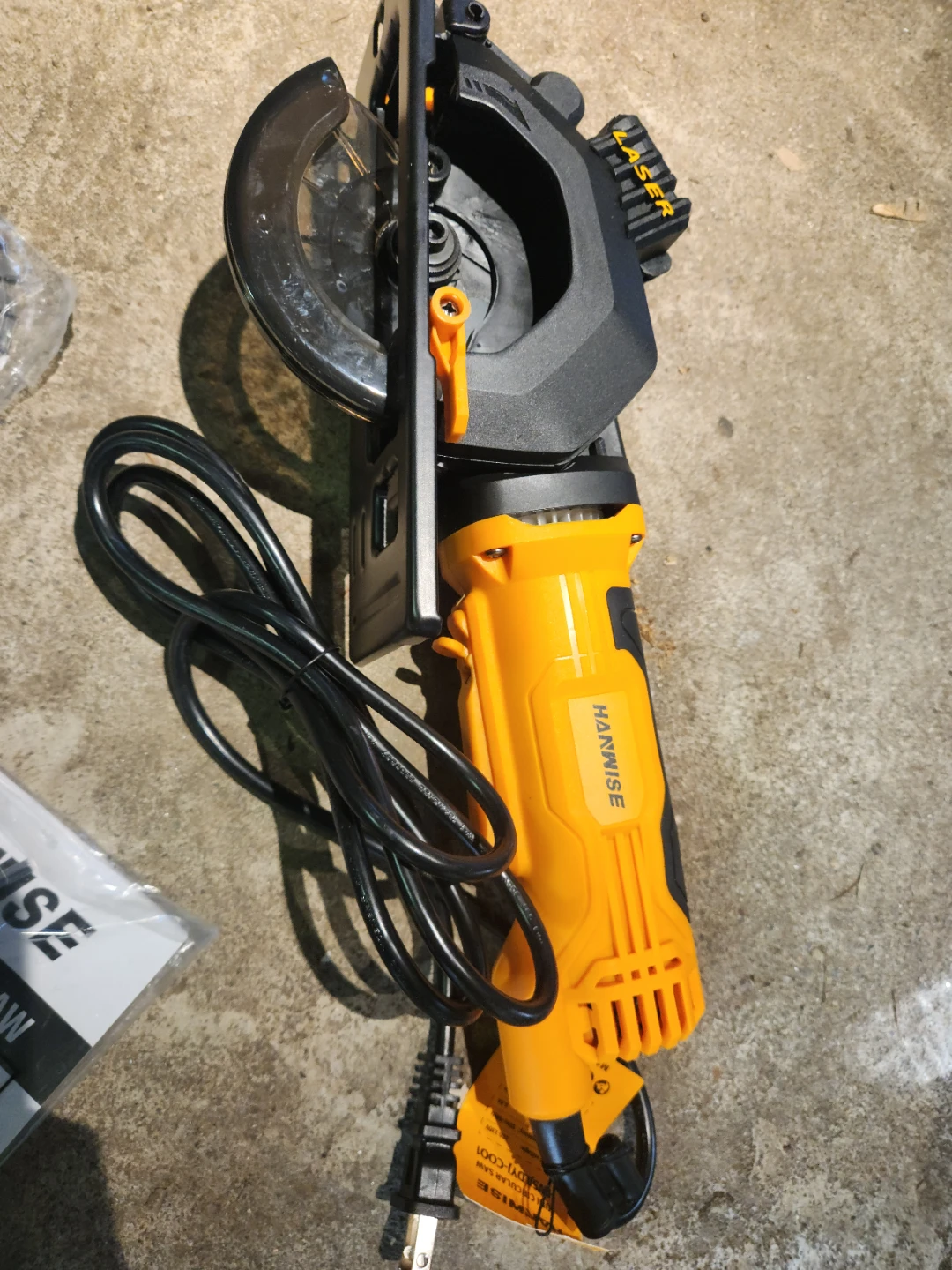 Mini Circular Saw 4-1/2” 800W Laser + 6 Blades NEW - photo 2