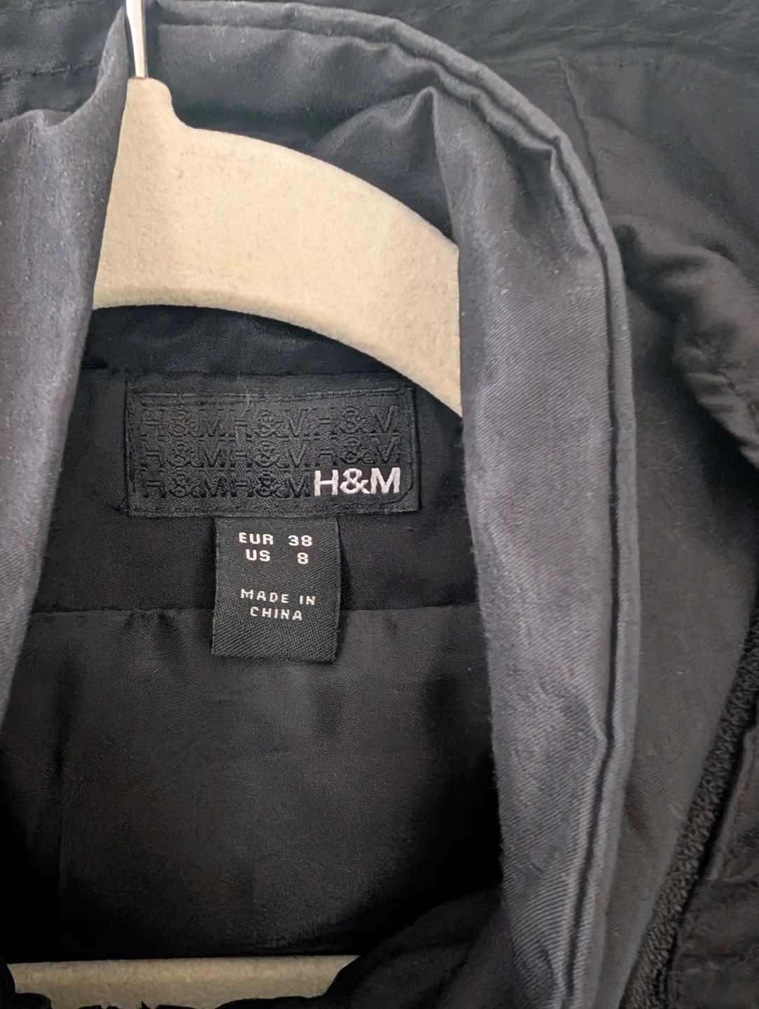 H&M Black Hooded Jacket / Coat - Size 8 - photo 5