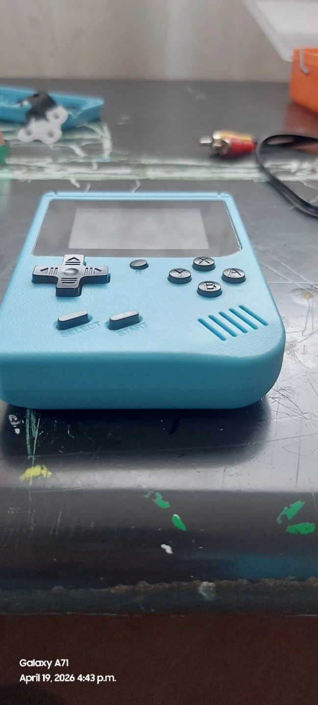 Blue Handheld Retro Game Console - photo 2
