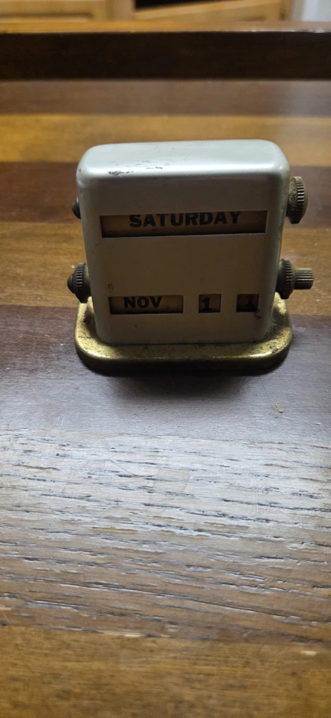 Vintage Flip Calendar