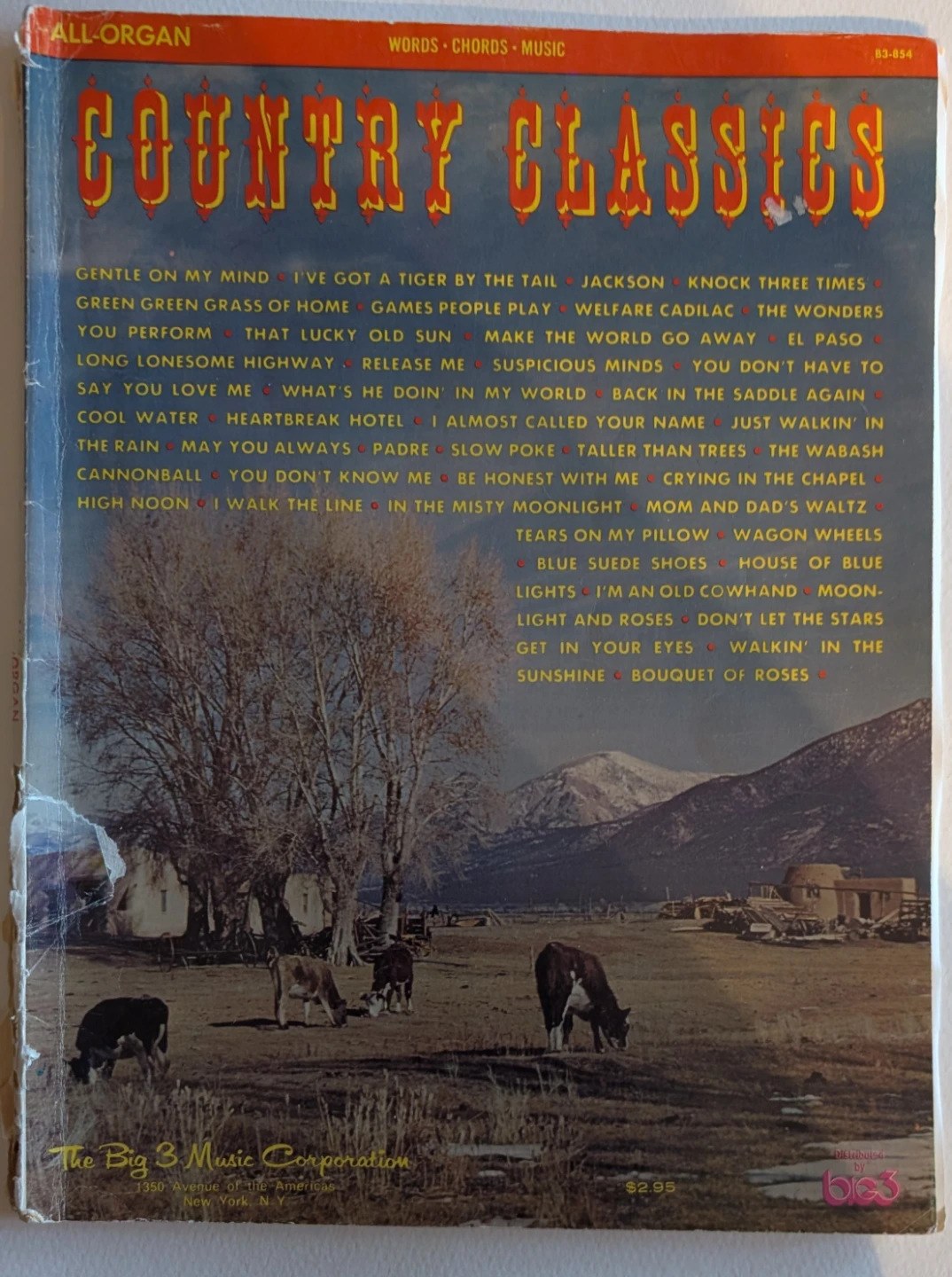 Country Classics All-Organ Music book