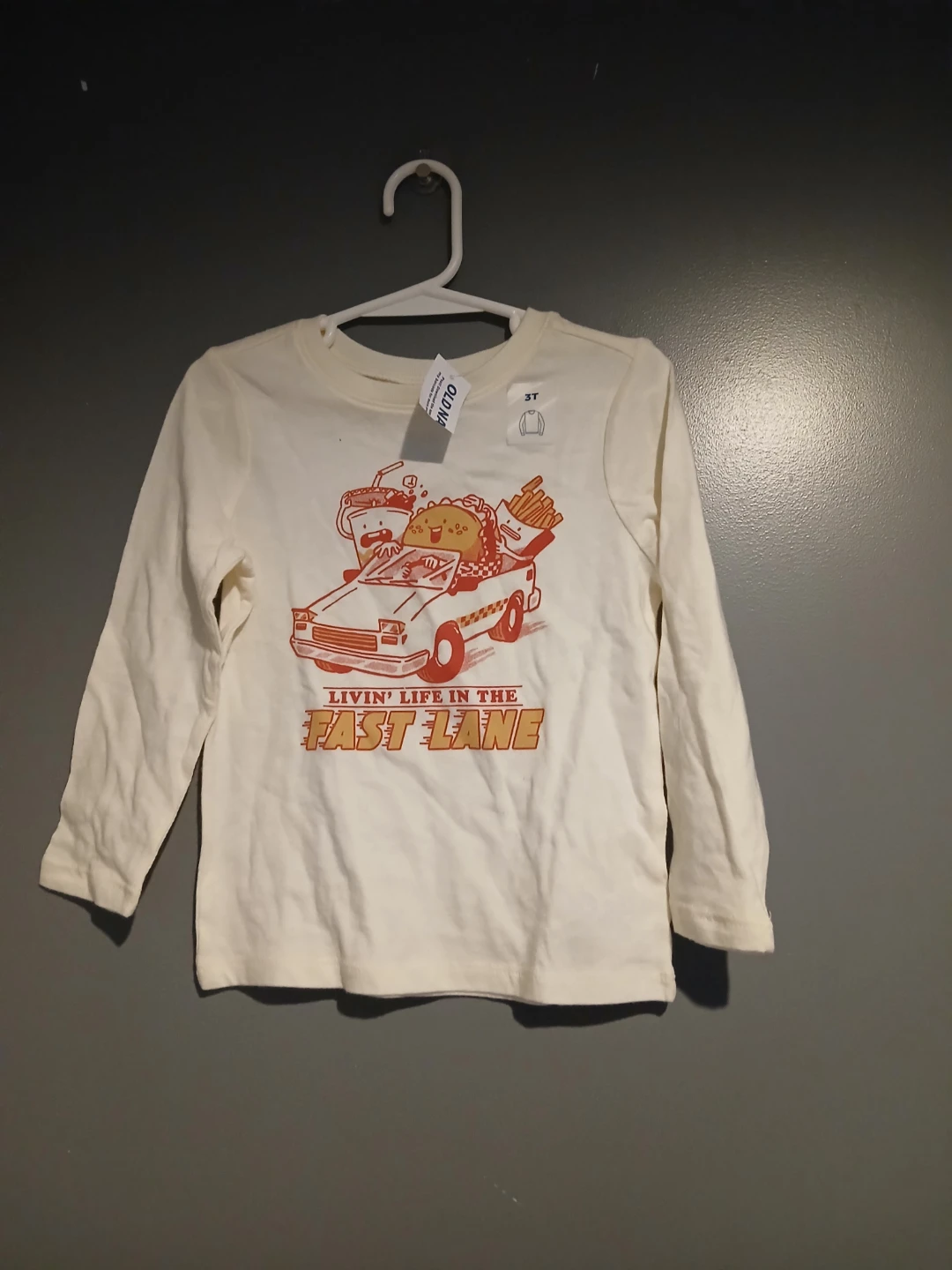 Old Navy Kids' Long Sleeve Shirt "Livin' Life in the Fast Lane" - photo 2