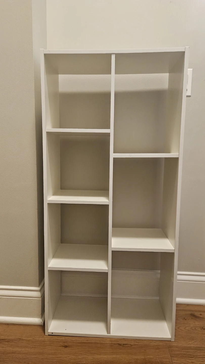 7-Cube Bookshelf - White