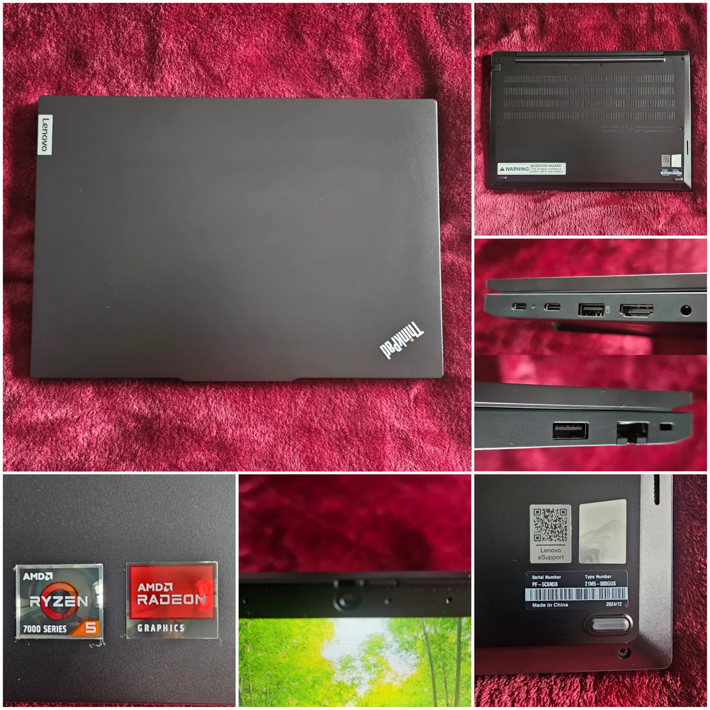 UNDER WARRANTY 2025 Lenovo TP E16, 16GB DDR5, 256GB SSD, WIN11PR - photo 2