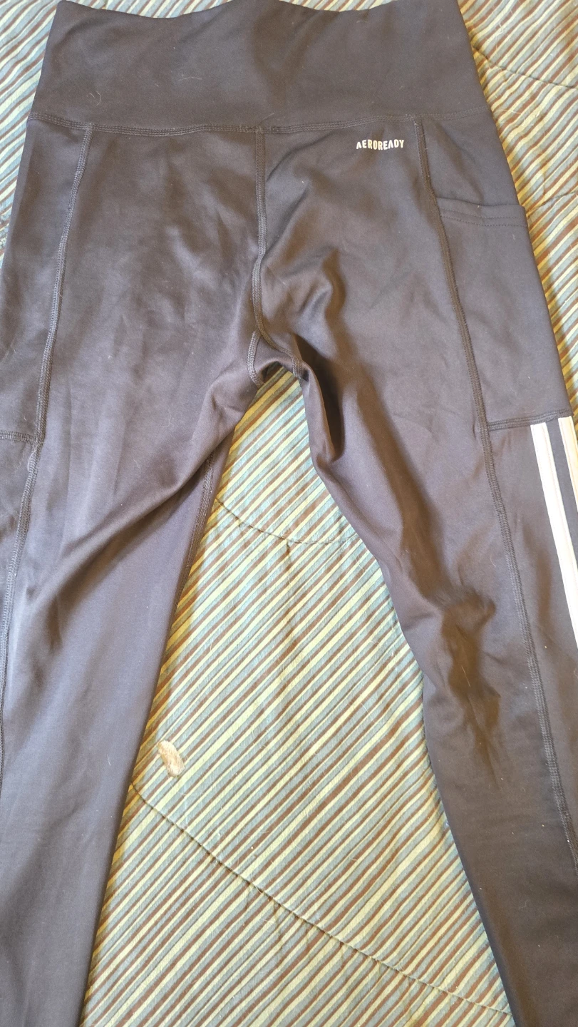 Black Adidas Primegreen AEROREADY Leggings - photo 3
