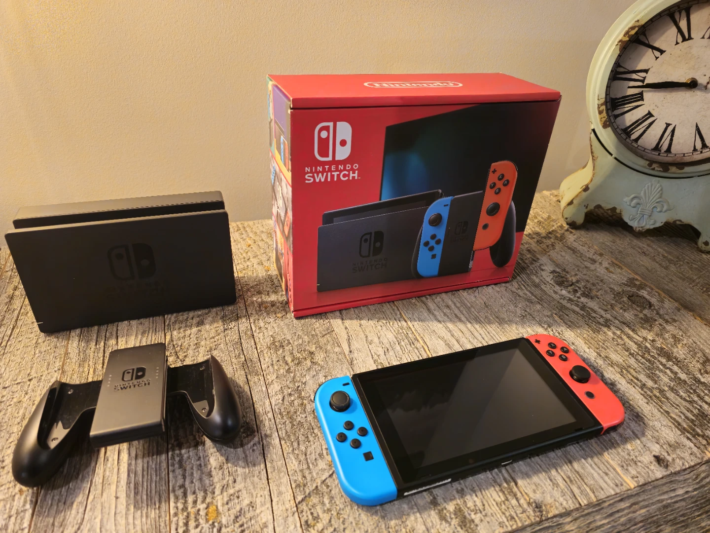 Nintendo Switch Console with Original Box