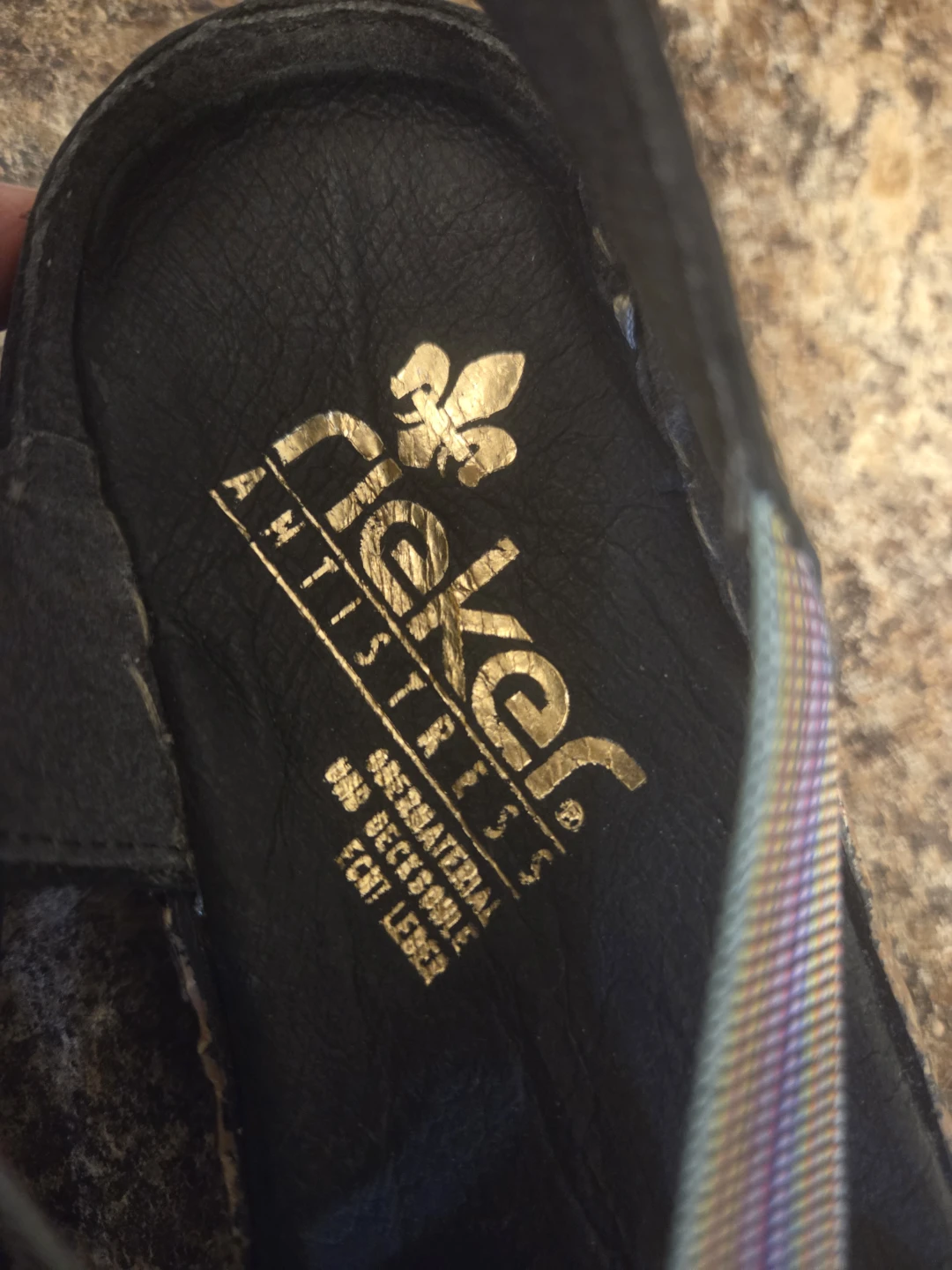 Rieker Women's Black Slingback Sandals Size 40 - photo 5