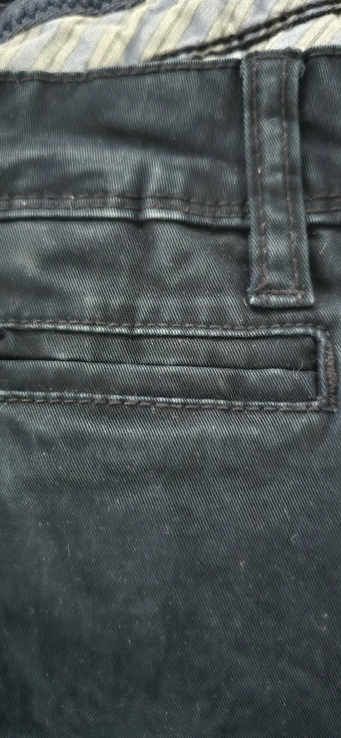 Zara Man Dark Blue Chinos Size Medium - photo 5