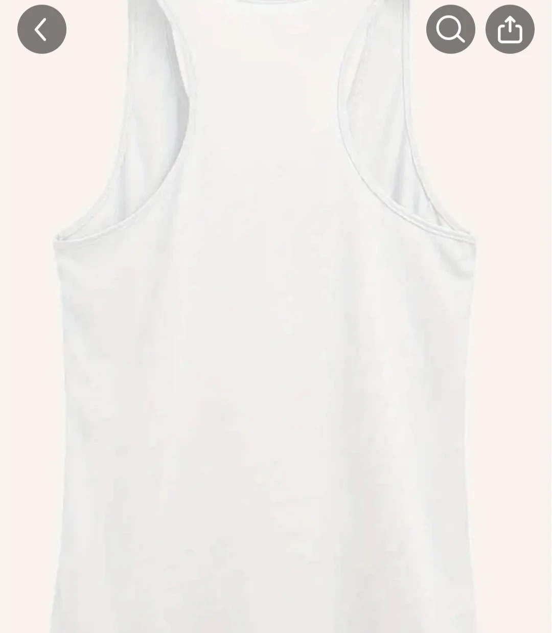 White Tank Top with Giraffe Graphic - photo 3