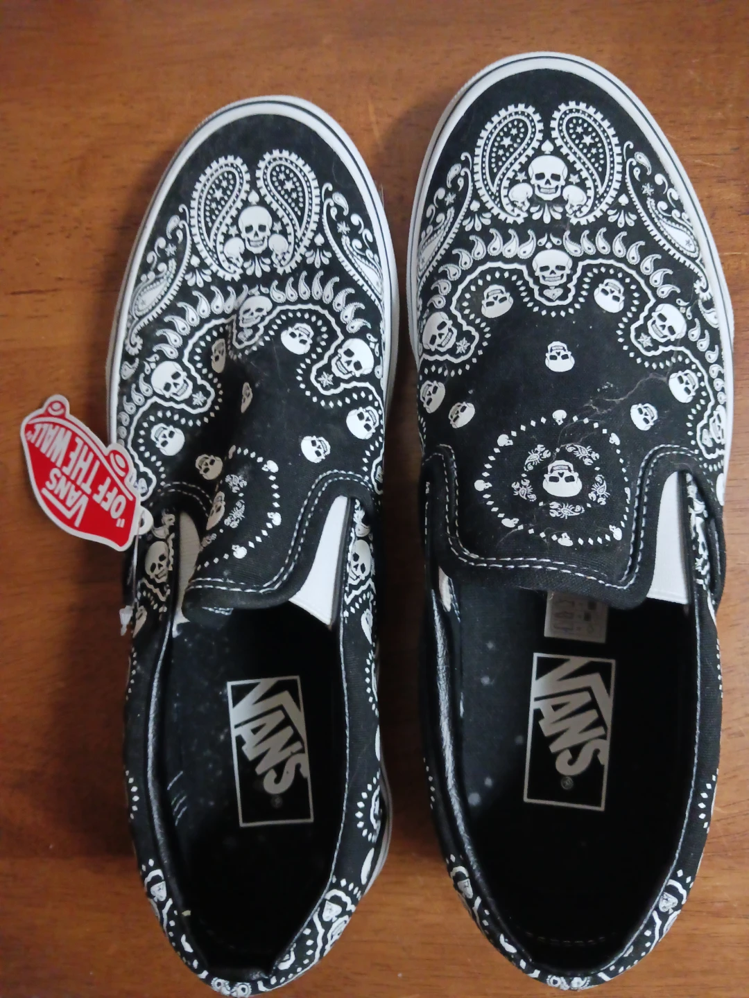 Vans Skull Bandana Slip-On Shoes