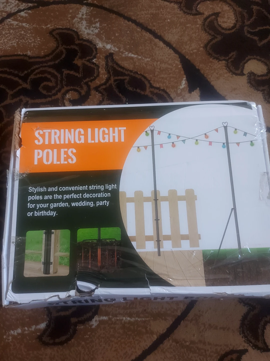 XDW-GIFTS Set of 2 Steel Pole Light Hangers - photo 5