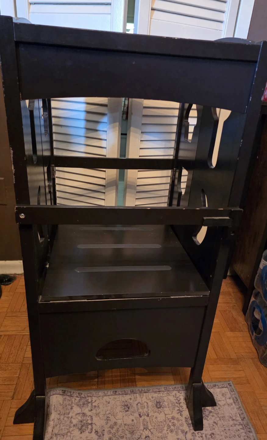 HONEY JOY Kitchen Step Stool For Toddlers - Coffee - photo 5