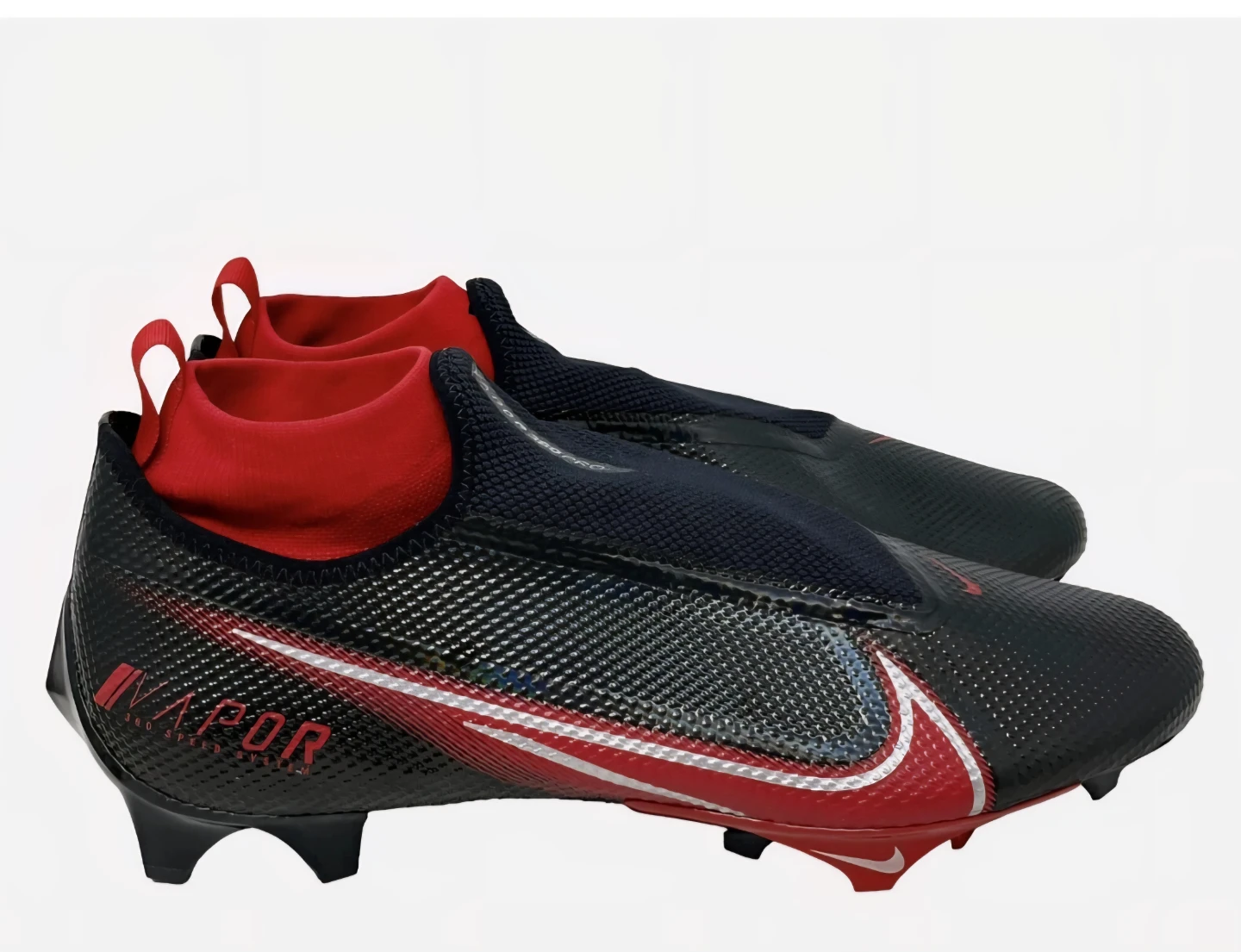 Nike Vapor Edge Pro 360 Football Cleats Black/Red  Mens Sz 8-9 - photo 2
