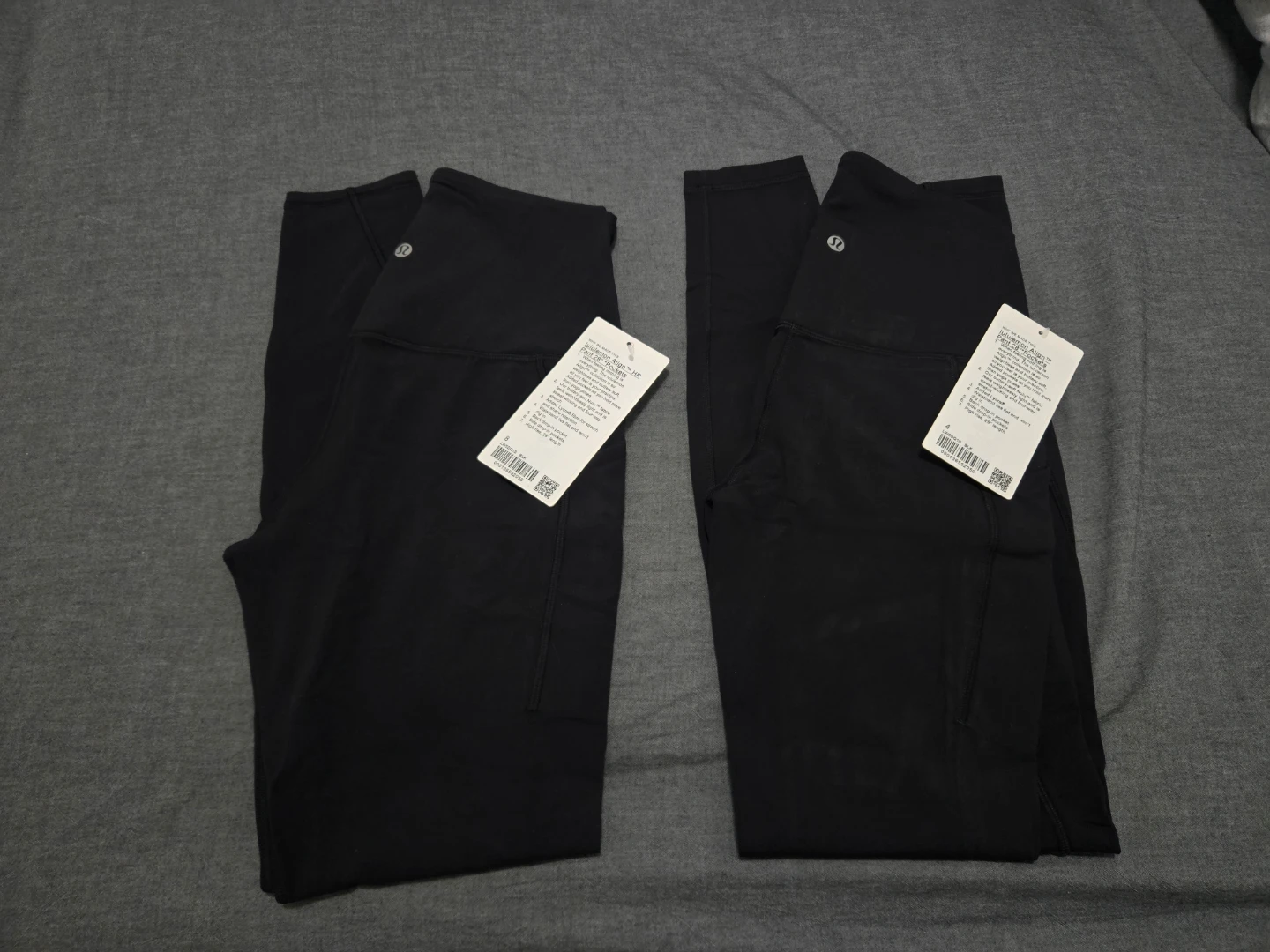 New Lululemon Align HR Pant with Pockets 28" (Black) - Size 4&8