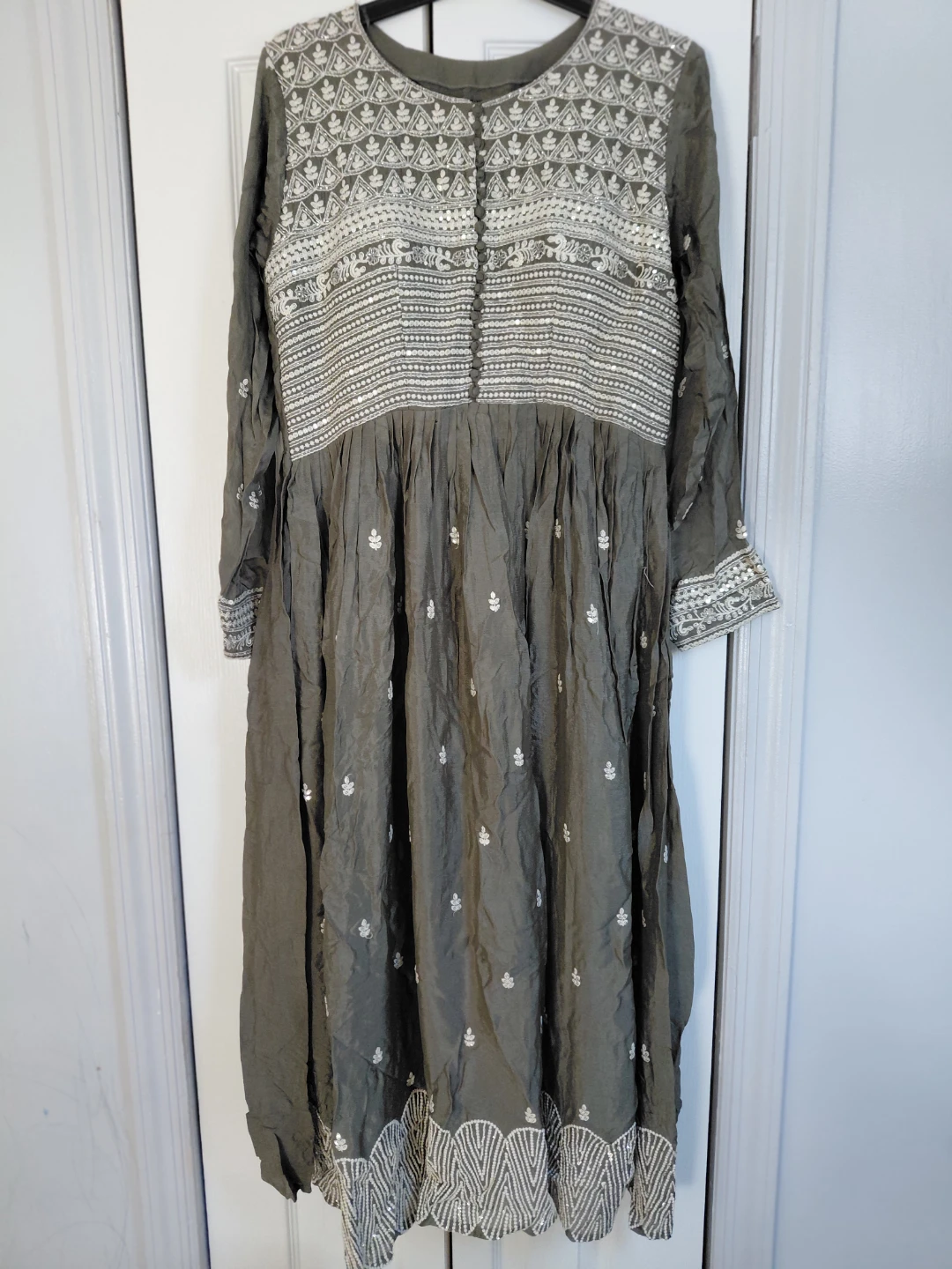 Green Kurti with Dupatta