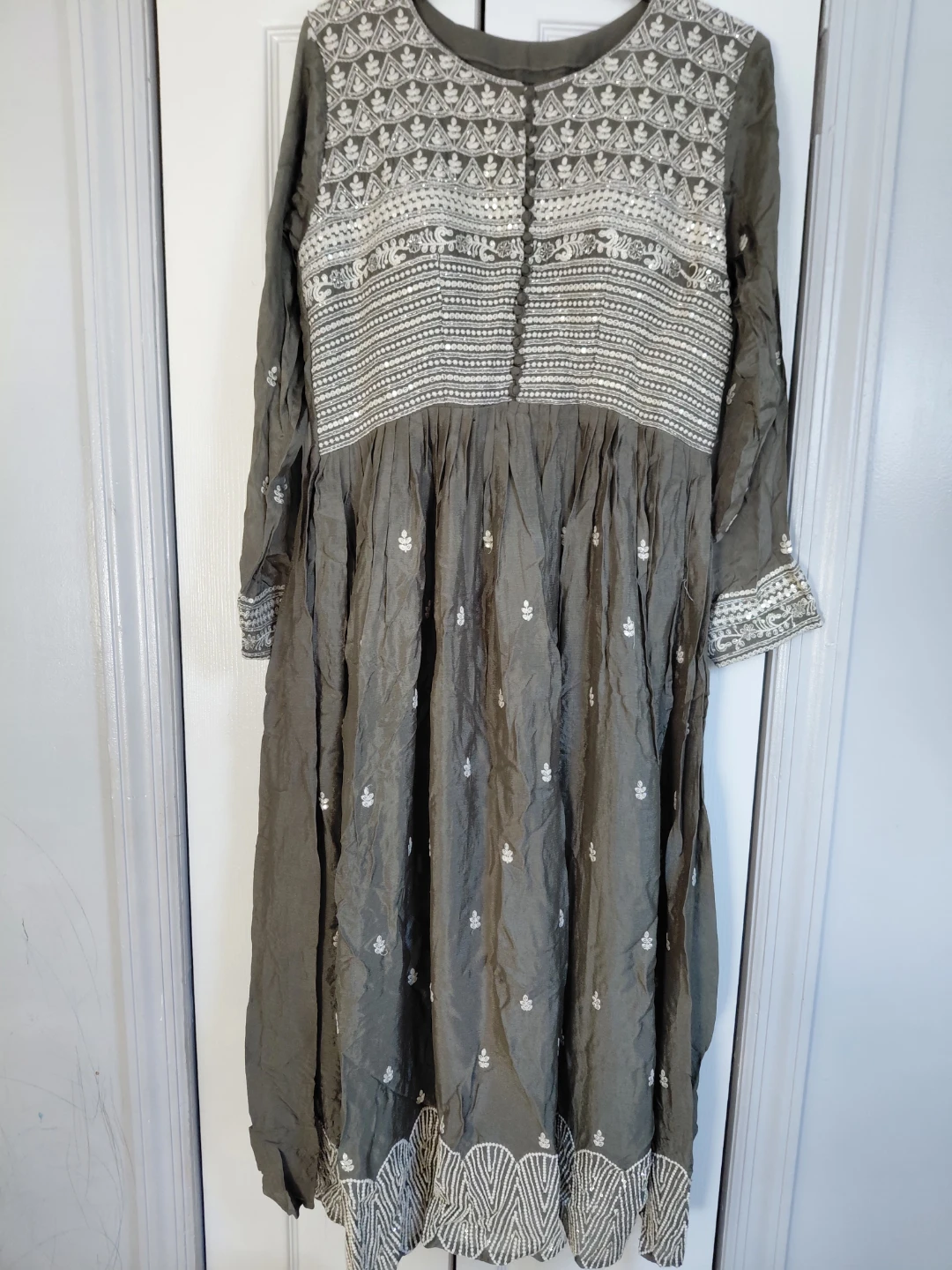 Green Kurti with Dupatta - photo 4