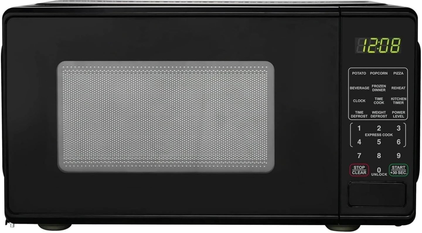 Black Countertop Microwave Oven 9.65" Interior - photo 2