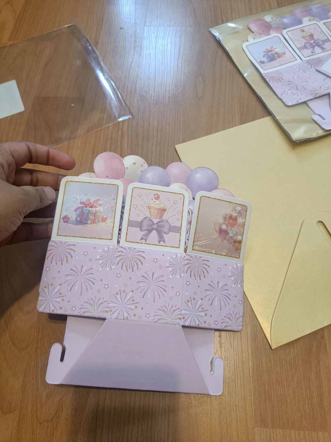Birthday Card with Pop-Up Elements - photo 5