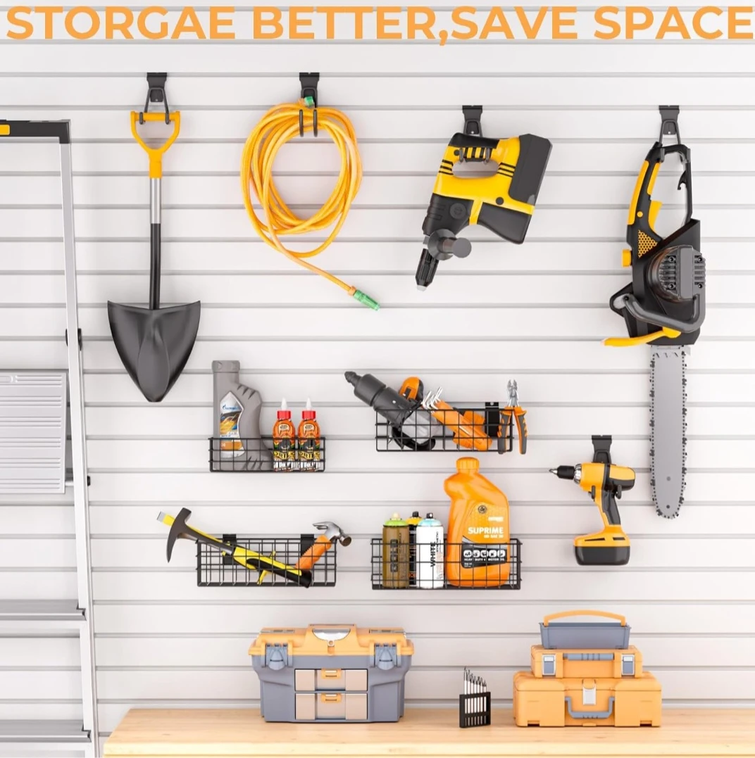 Heavy Duty Slatwall Hooks and Baskets Set - photo 3