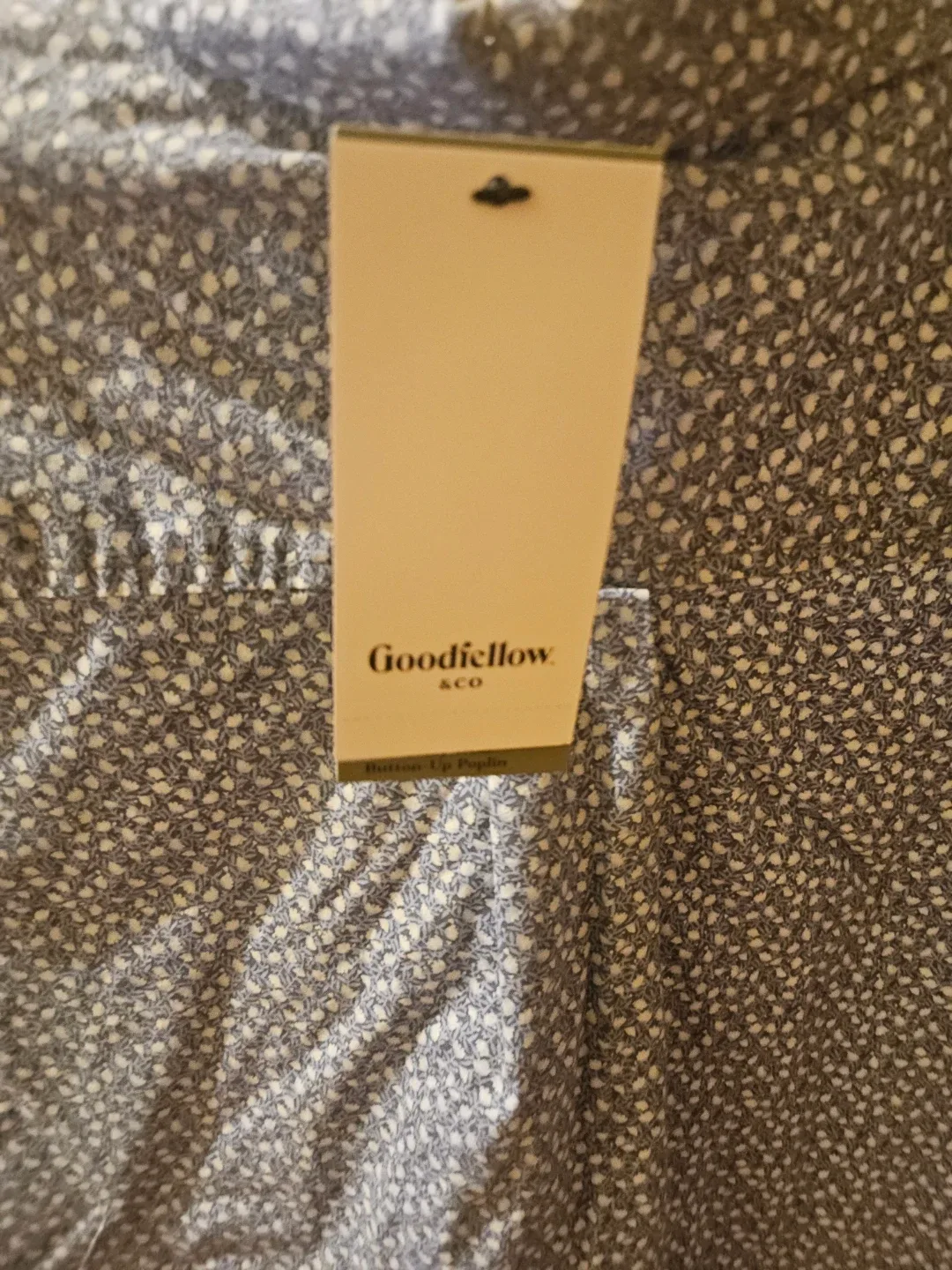 Goodfellow & Co Blue Micro Floral Shirt - photo 3