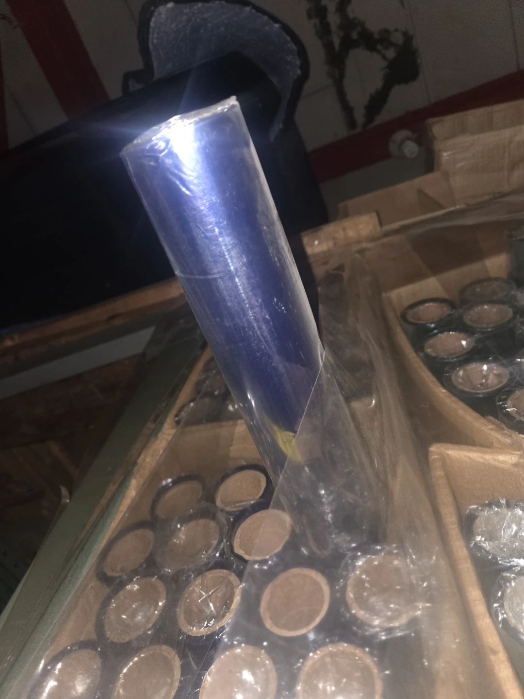 Cellophane rolls  30 & 40" by  100 feet.