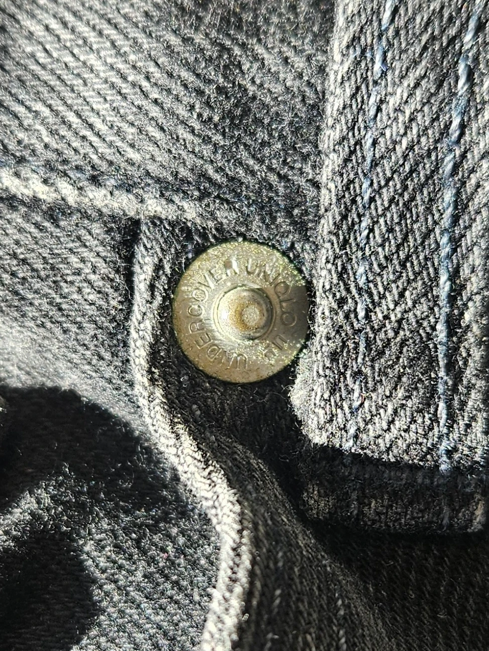 Authentic Uniqlo X Undercover 2012 Black Men's Jeans - photo 3