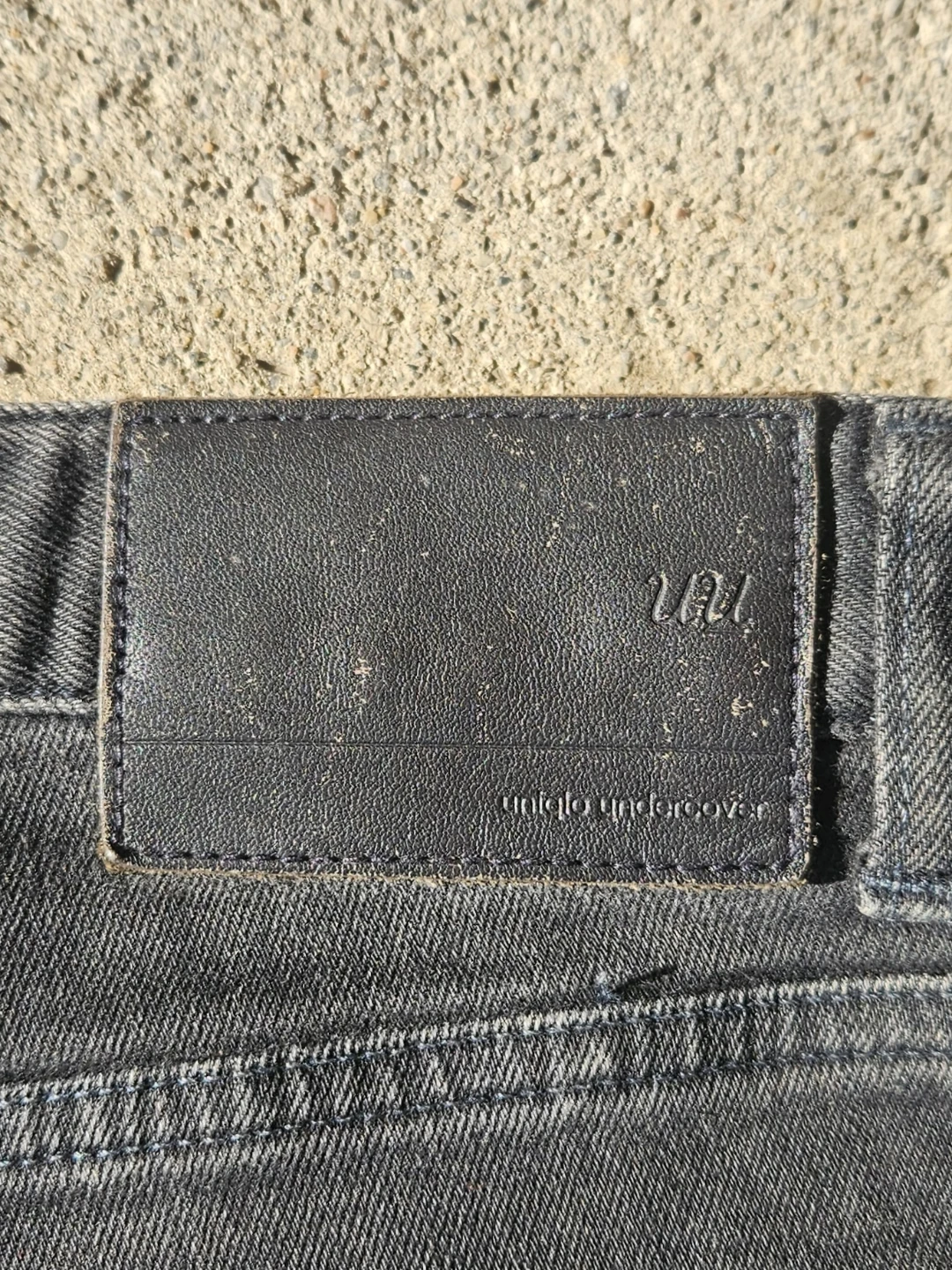 Authentic Uniqlo X Undercover 2012 Black Men's Jeans - photo 5
