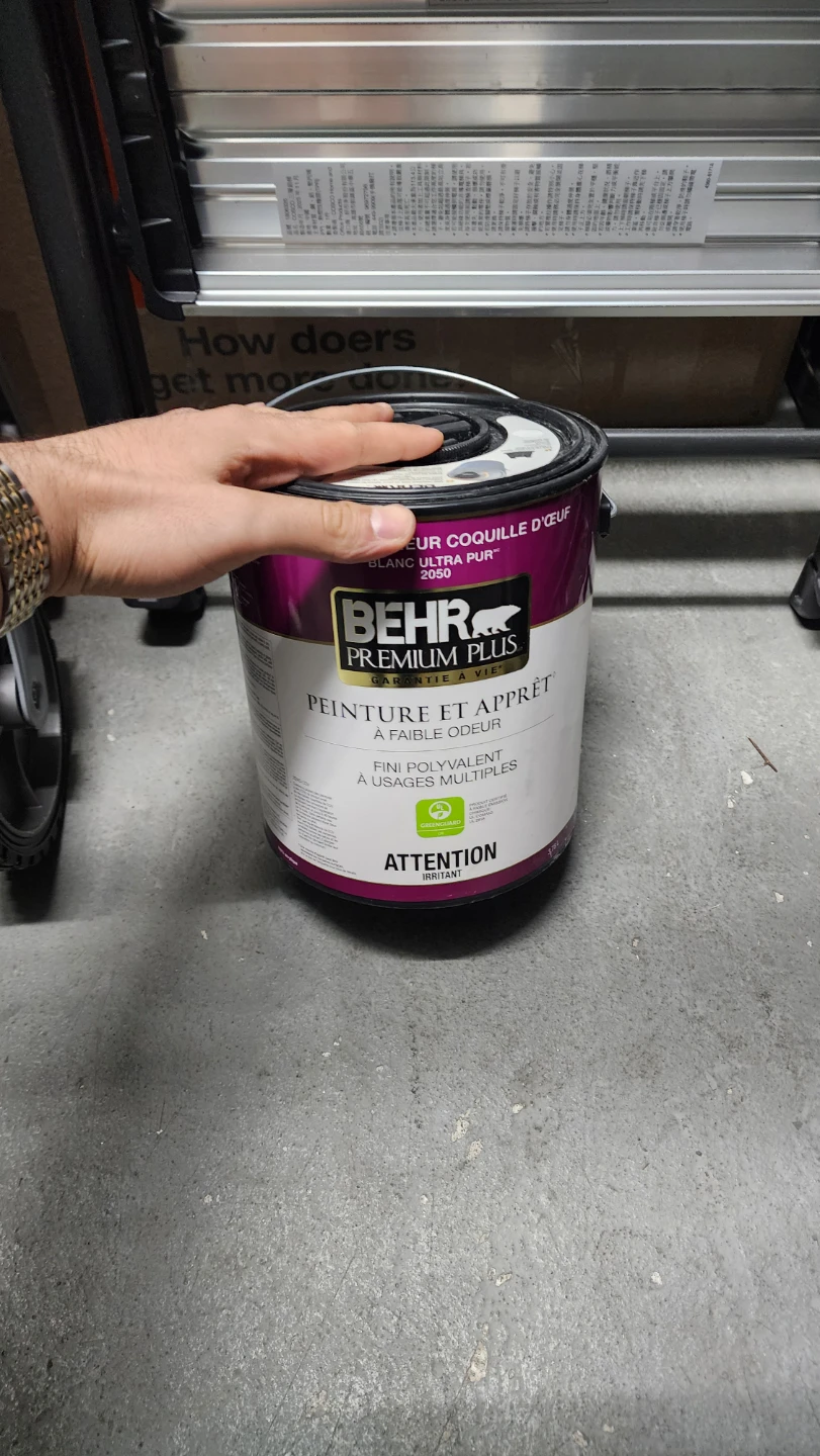 BEHR PREMIUM PLUS Interior Eggshell Paint & Primer - White