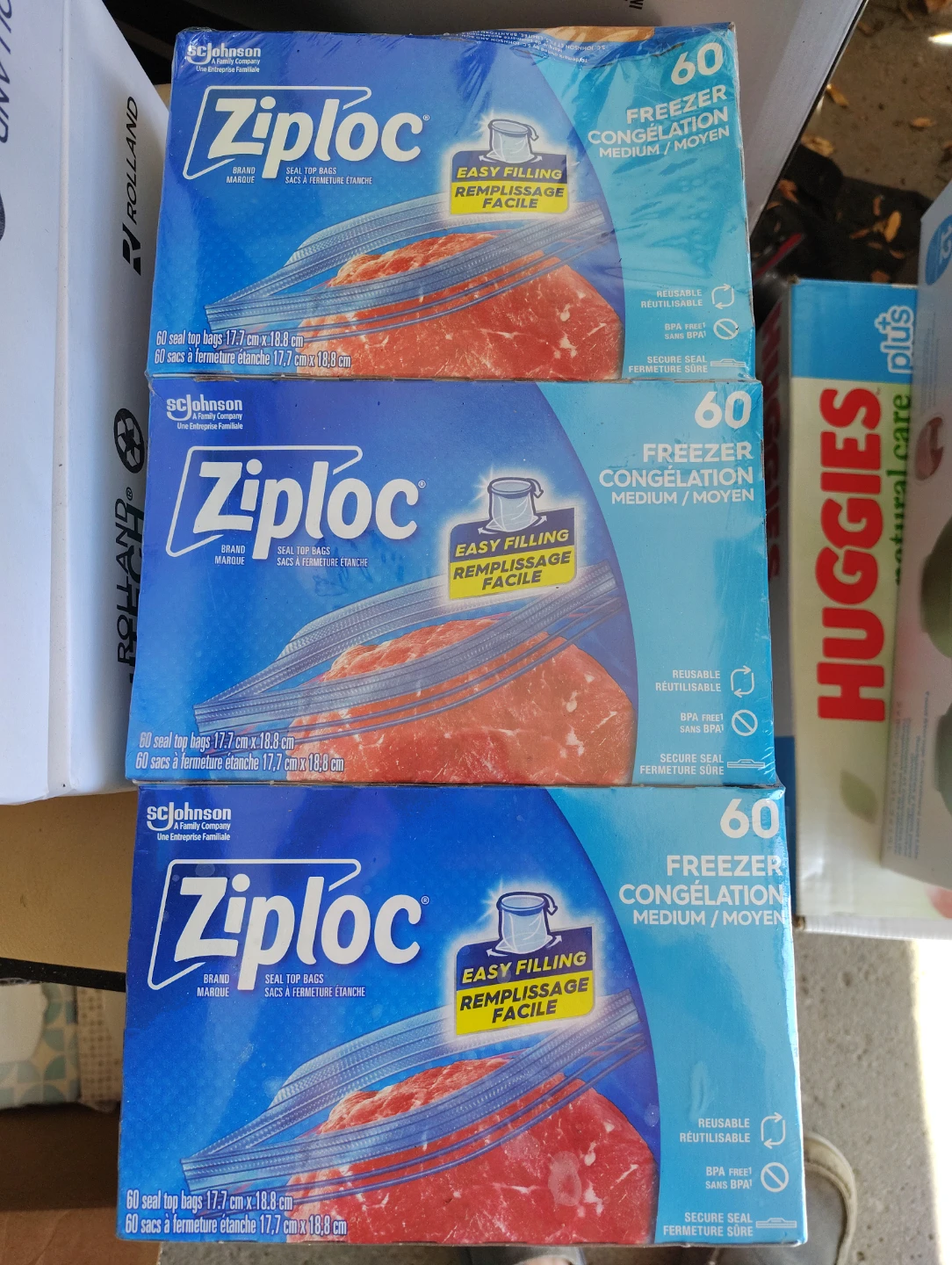 Ziploc Freezer Bags - Medium