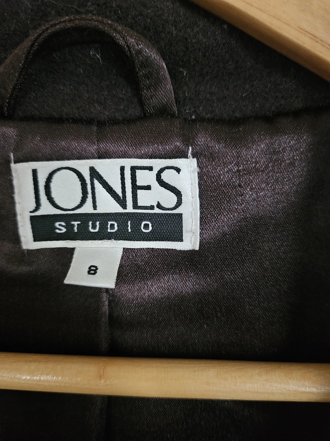 Jones Studio Women's Brown Coat - Size 8 - photo 2