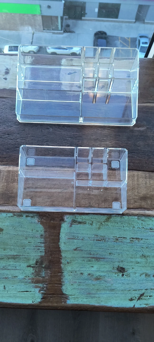 Clear Acrylic Makeup Organizer Set - photo 2