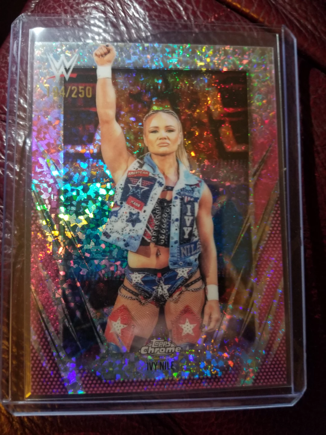 2026 Topps Chrome WWE IVY NILE 194/250 Card