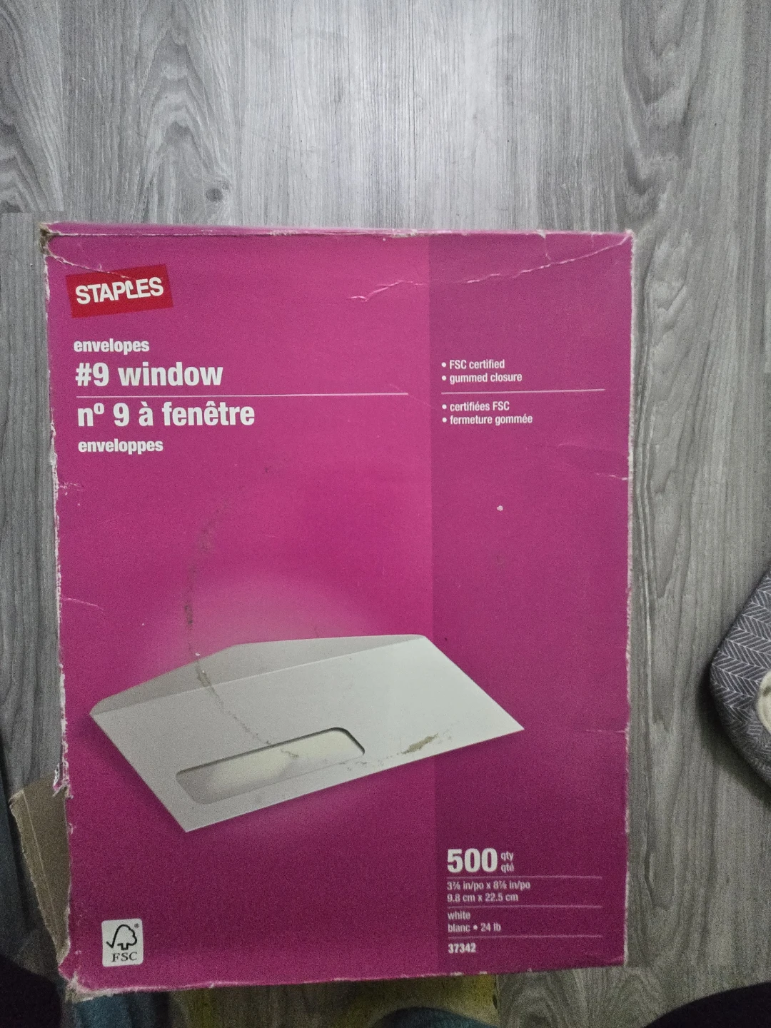 Staples #9 Window Envelopes - 500 ct