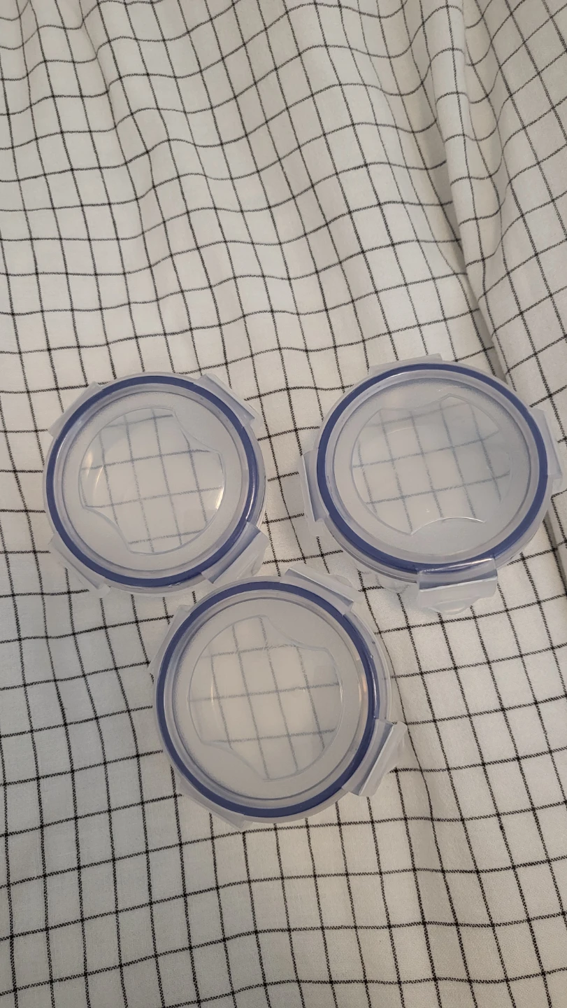 Set of 3 Round Food Storage Containers