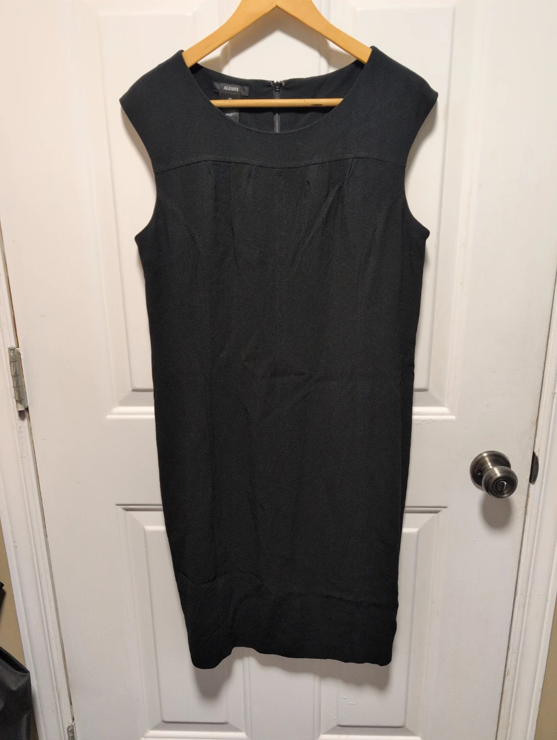 Alfani Black Sleeveless Sheath Dress Size 12