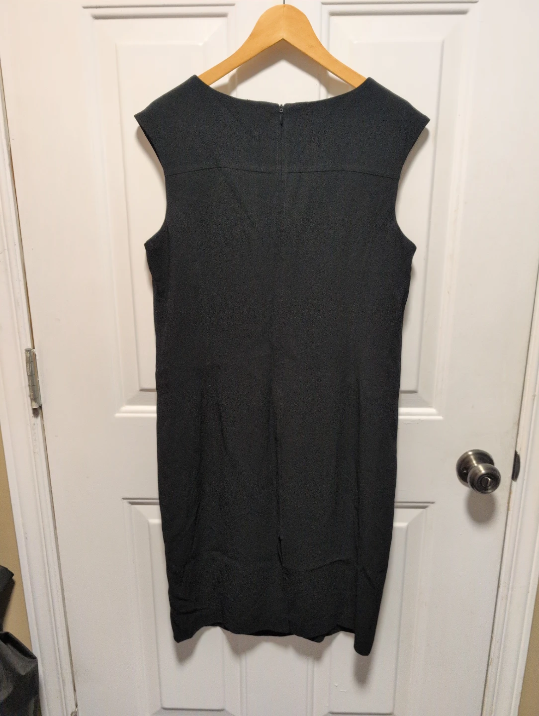 Alfani Black Sleeveless Sheath Dress Size 12 - photo 3