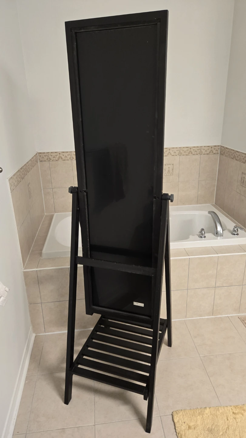Standing Mirror with Shelf - photo 2