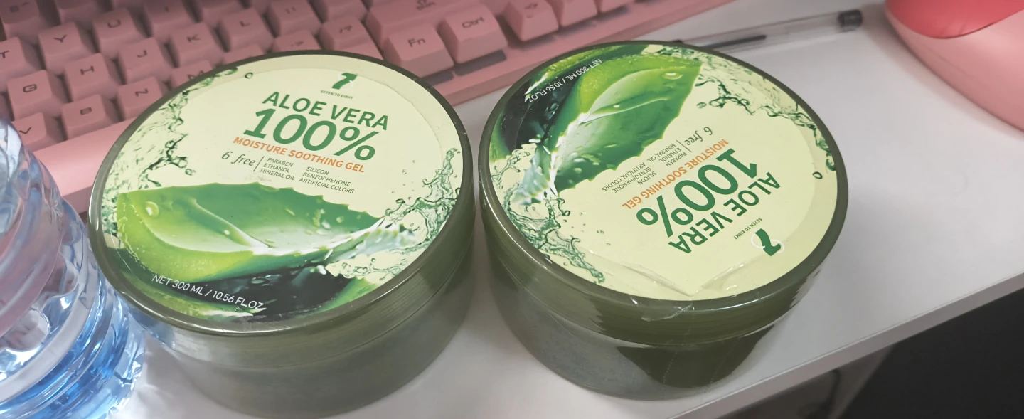 Aloe Vera 100% Moisture Soothing Gel (2 x 300ml)