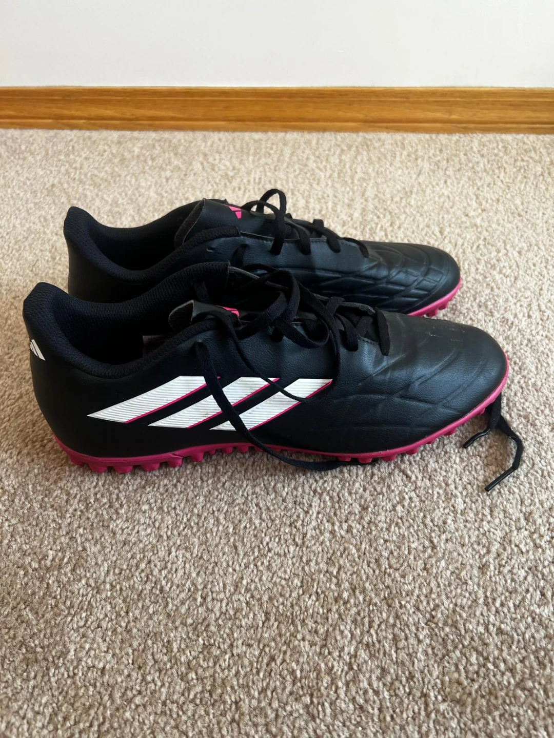 Adidas Copa Soccer Cleats Black  Pink Size 9.5 Youth