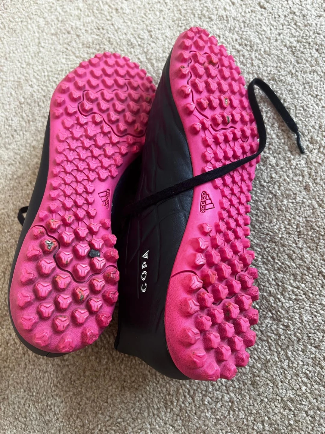 Adidas Copa Soccer Cleats Black  Pink Size 9.5 Youth - photo 2