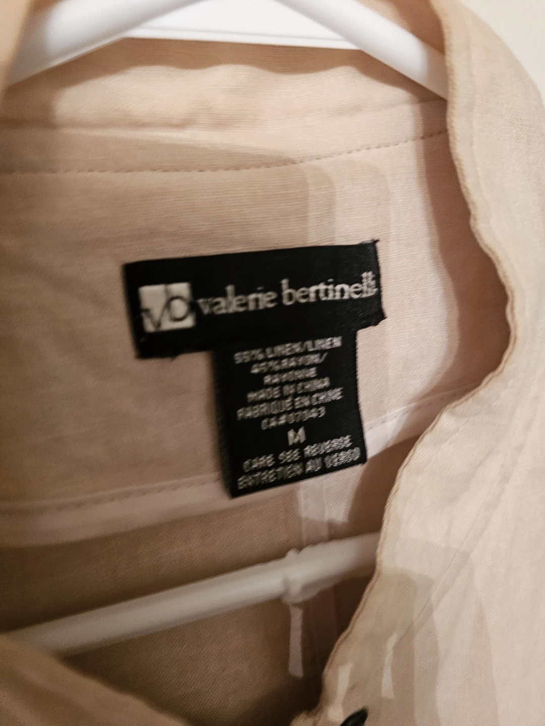 Valerie Bertinelli Linen Blend Jacket - M - photo 2