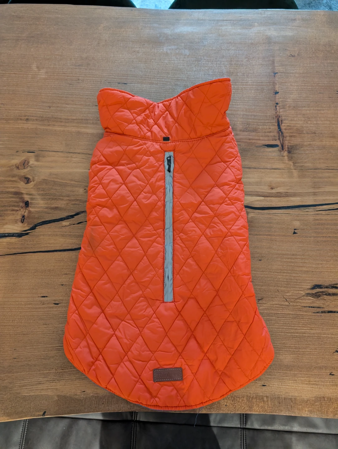Orange Quilted Dog Jacket 3XL - photo 2
