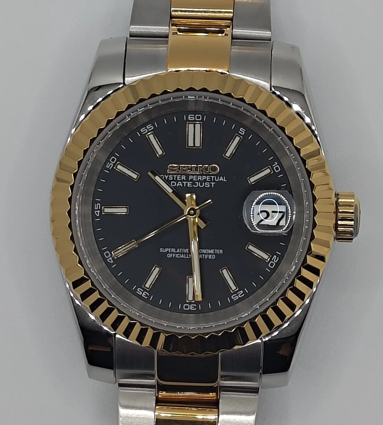 MOD Seiko Oyster Perpetual Datejust Watch