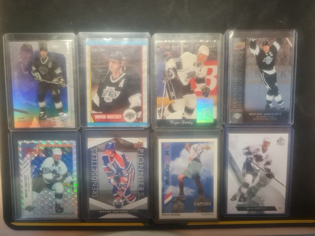 Wayne Gretzky Collection of Hockey Cards