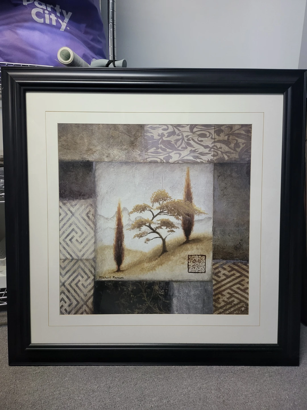 Framed Artwork "Michael Mason" Trees Landscape