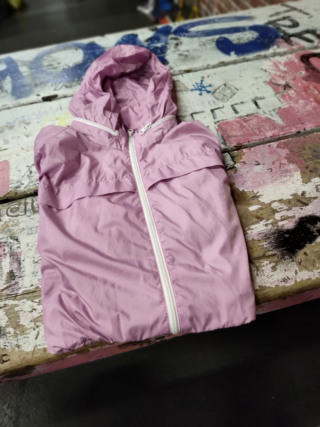 Lightweight Pink Hooded Rain Jacket🌱