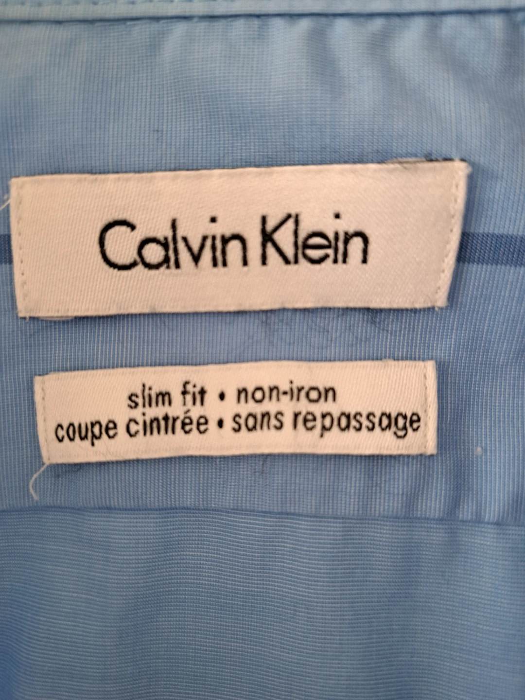 Calvin Klein Slim Fit  Dress Shirt - Light Blue - photo 2