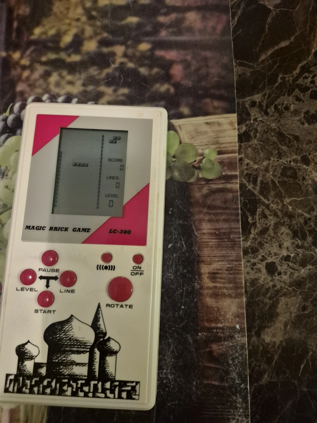 Magic Brick Game LC-300 handheld electronic game