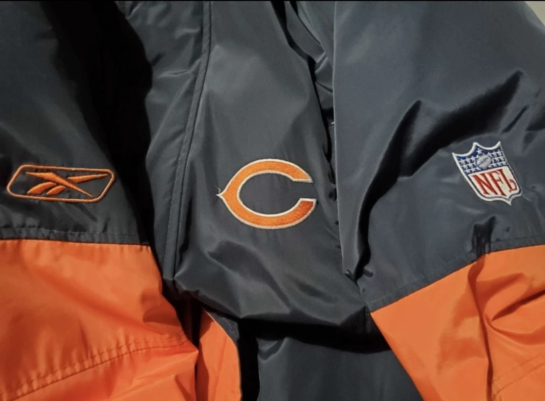 Reebok On Field Chicago Bears Down parka jacket sz XL - photo 4