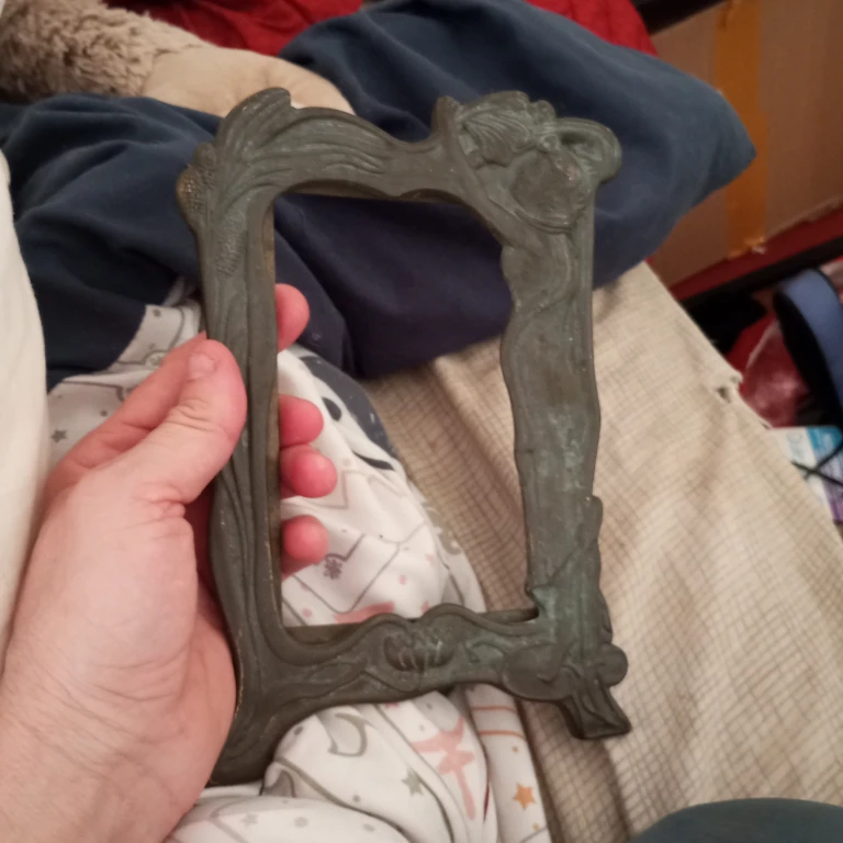 Ornate Metal Picture Frame vintage
